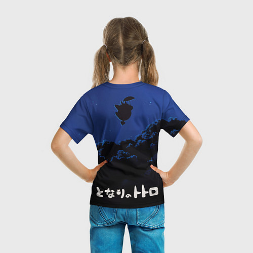 Детская футболка Night flight Totoro / 3D-принт – фото 6