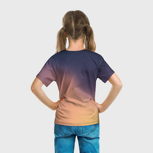 Детская футболка Кот на тыкве / 3D-принт – фото 6