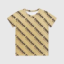 Футболка детская Конан эксайлс узор, цвет: 3D-принт