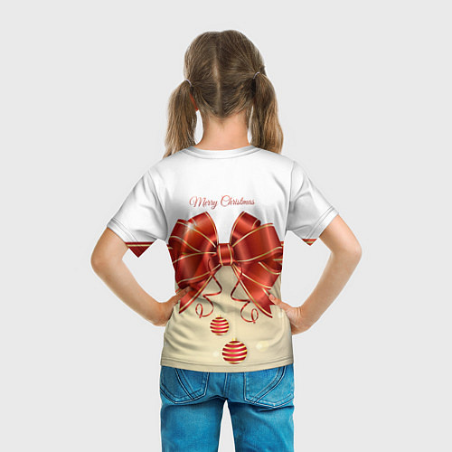 Детская футболка Подарочный бант с лентой / 3D-принт – фото 6