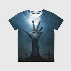 Футболка детская Zombie night party, цвет: 3D-принт