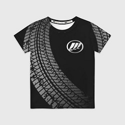 Футболка детская Lifan tire tracks, цвет: 3D-принт