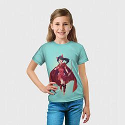 Футболка детская Улыбка Морохи - Hanyou no Yashahime, цвет: 3D-принт — фото 2
