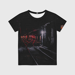 Футболка детская Тоннель метро, цвет: 3D-принт