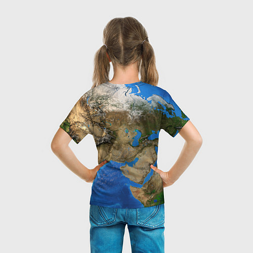 Детская футболка Земля с высоты / 3D-принт – фото 6