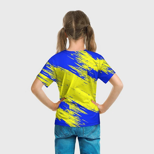Детская футболка Радужные друзья радостный Синий / 3D-принт – фото 6