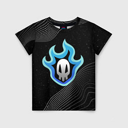 Футболка детская Логотип Блич - череп, цвет: 3D-принт