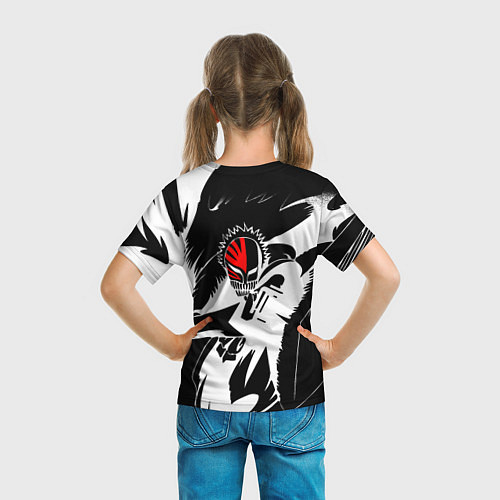 Детская футболка Облик пустого - Bleach / 3D-принт – фото 6
