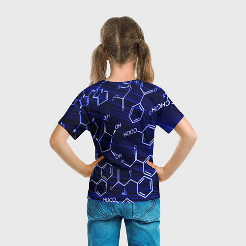 Детская футболка Графическая химия / 3D-принт – фото 6