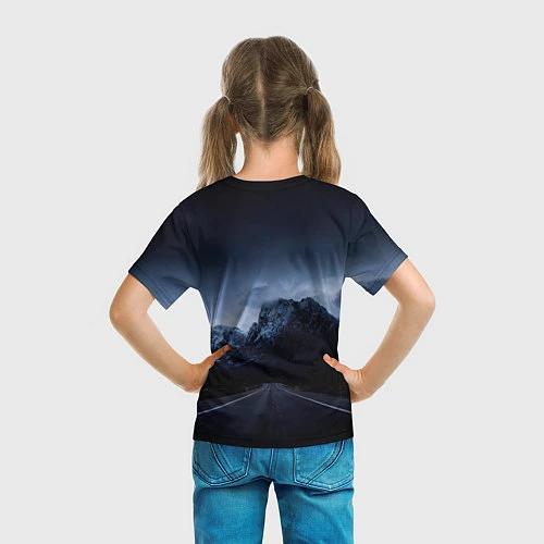 Детская футболка Untraveled Road - Thousand Foot Krutch / 3D-принт – фото 6