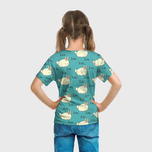 Детская футболка Zzz / 3D-принт – фото 6