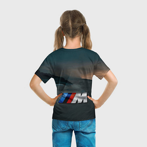 Детская футболка Бэха на ночной гоночной трассе - M Performance / 3D-принт – фото 6