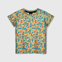 Детская футболка Абстрактный мозаичный узор