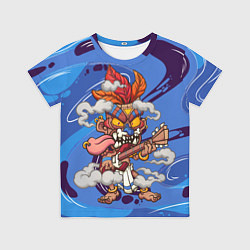 Футболка детская Индеец с гитарой, цвет: 3D-принт