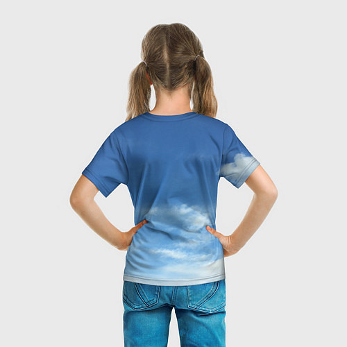 Детская футболка Небесное вдохновение / 3D-принт – фото 6