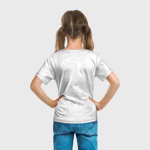 Детская футболка Истребители демонов - бойцовые петушки / 3D-принт – фото 6