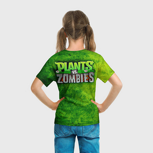 Детская футболка Green zombie / 3D-принт – фото 6