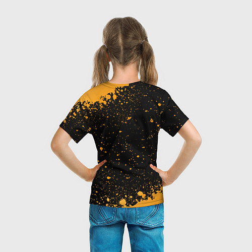 Детская футболка Карина и зологой герб РФ / 3D-принт – фото 6