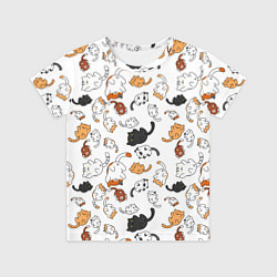 Футболка детская Вечеринка кошек, цвет: 3D-принт
