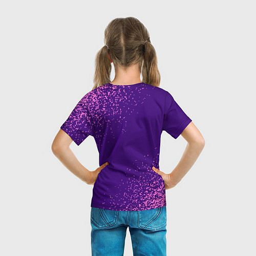 Детская футболка Вика единорог с сердечком / 3D-принт – фото 6
