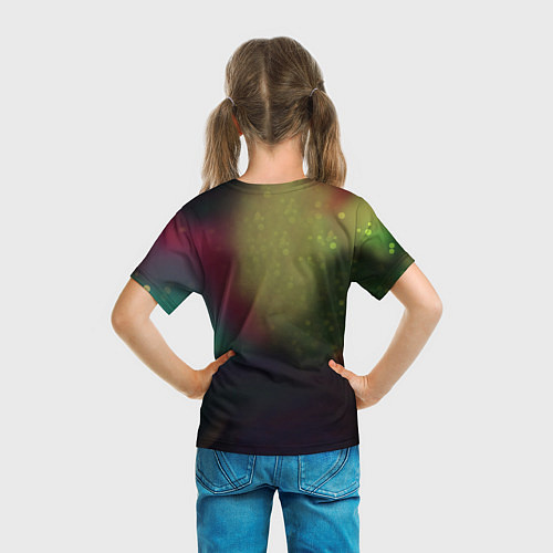 Детская футболка Новый Год Кот / 3D-принт – фото 6