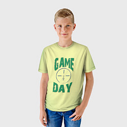 Футболка детская Game day, цвет: 3D-принт — фото 2