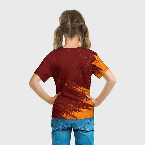 Детская футболка Виктория осенняя лисичка / 3D-принт – фото 6