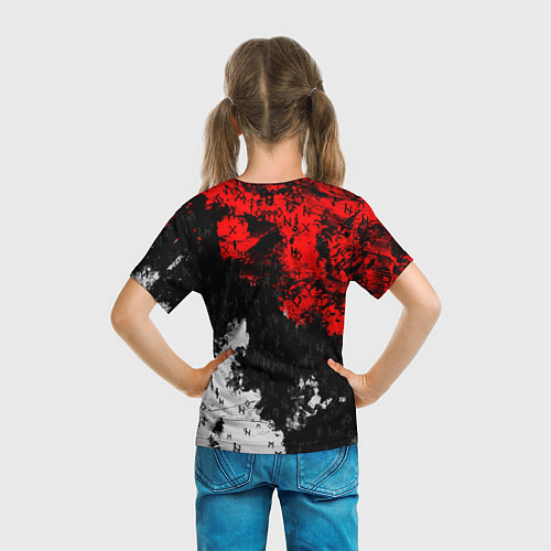 Детская футболка Руны девяти миров мирового древа / 3D-принт – фото 6