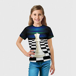 Футболка детская Белая королева, цвет: 3D-принт — фото 2