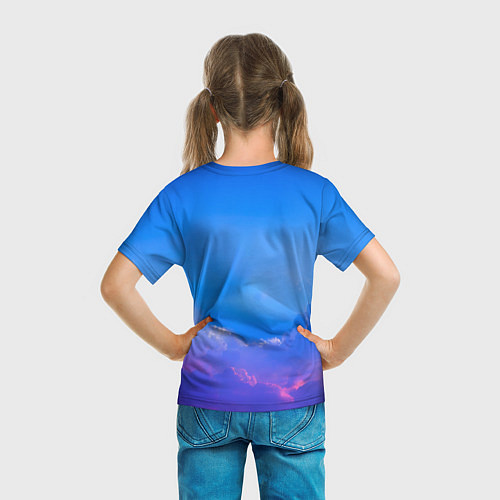 Детская футболка Облако в форме сердца / 3D-принт – фото 6