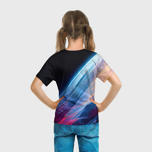 Детская футболка Valorant - разлом / 3D-принт – фото 6