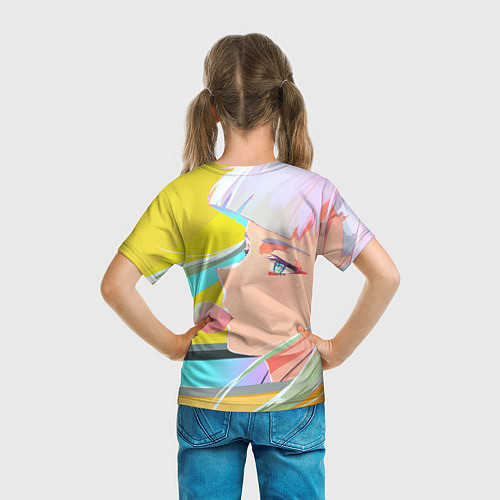 Детская футболка Люси жует жвачку / 3D-принт – фото 6