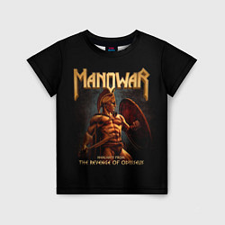 Футболка детская Manowar rock, цвет: 3D-принт