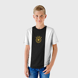 Футболка детская Сборная Германии форма, цвет: 3D-принт — фото 2