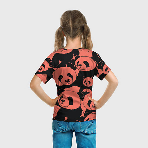 Детская футболка С красными пандами / 3D-принт – фото 6