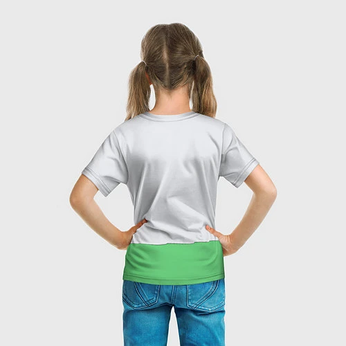 Детская футболка Герб города Казань / 3D-принт – фото 6