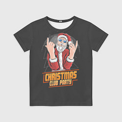 Футболка детская Рождественская вечеринка, цвет: 3D-принт