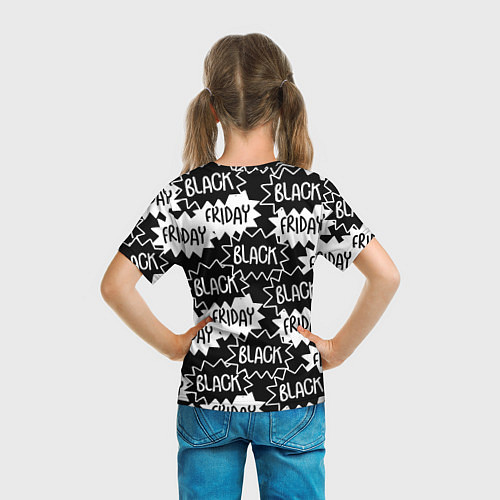 Детская футболка Black friday / 3D-принт – фото 6