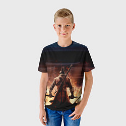 Футболка детская Sekiro: Shadows Die Twice, цвет: 3D-принт — фото 2