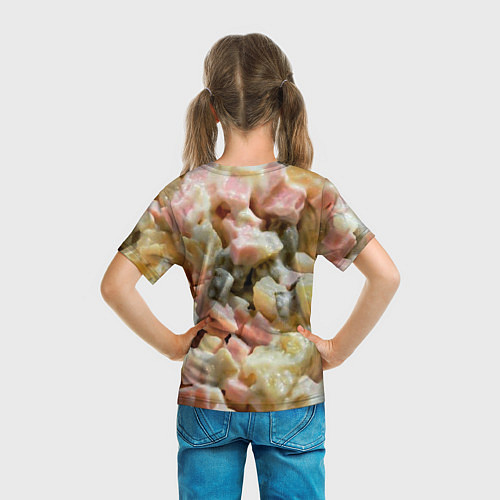 Детская футболка Салат оливье / 3D-принт – фото 6