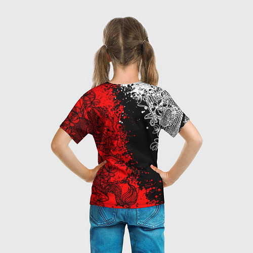 Детская футболка Самурай и драконы / 3D-принт – фото 6