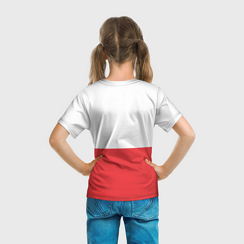 Детская футболка Дед Мороз с оленями / 3D-принт – фото 6