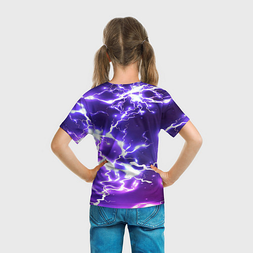 Детская футболка Хагги Вагги и молнии / 3D-принт – фото 6