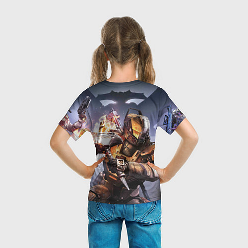 Детская футболка Destiny воин / 3D-принт – фото 6