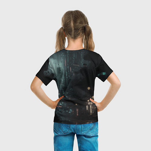 Детская футболка Обратная сторона Найт Сити / 3D-принт – фото 6