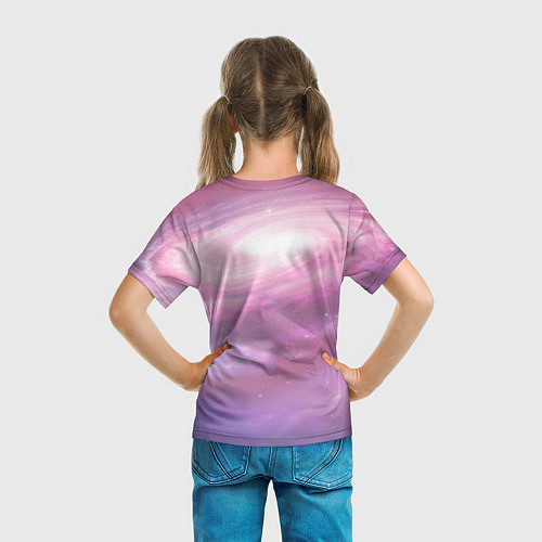 Детская футболка Обезьянка в космосе / 3D-принт – фото 6
