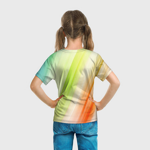 Детская футболка Енот супер герой в плаще / 3D-принт – фото 6
