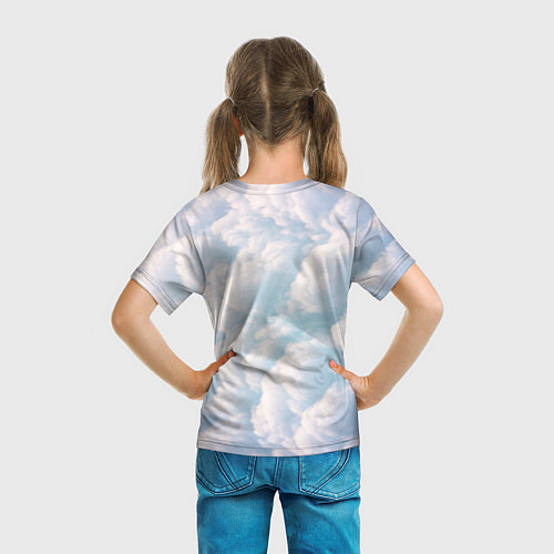 Детская футболка Облачный дрифт / 3D-принт – фото 6