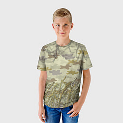 Футболка детская Камуфляж охотника, цвет: 3D-принт — фото 2