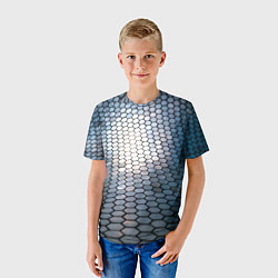 Футболка детская Кольчуга доспехи среднивековья, цвет: 3D-принт — фото 2